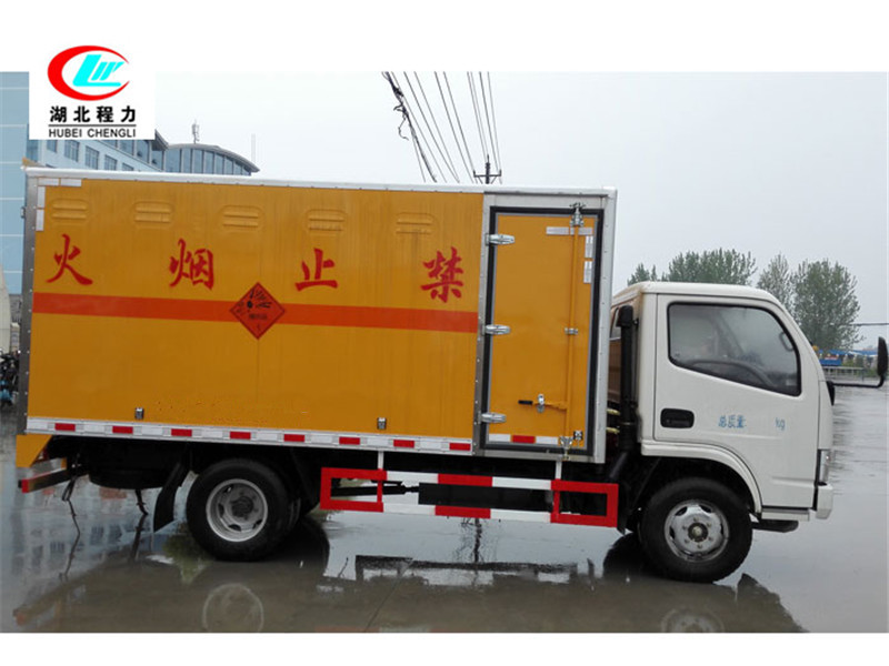 Dongfeng 4-meter flammable gas box-type transport vehicle [Class II, Blue License Plate]