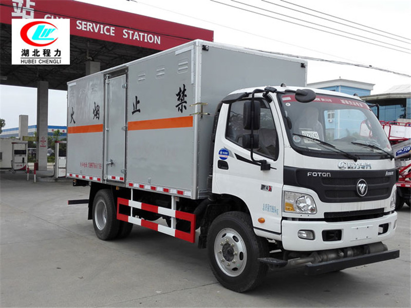 Futong OMC 5.1-meter multi-purpose hazardous materials box-type transport vehicle [Category 9]