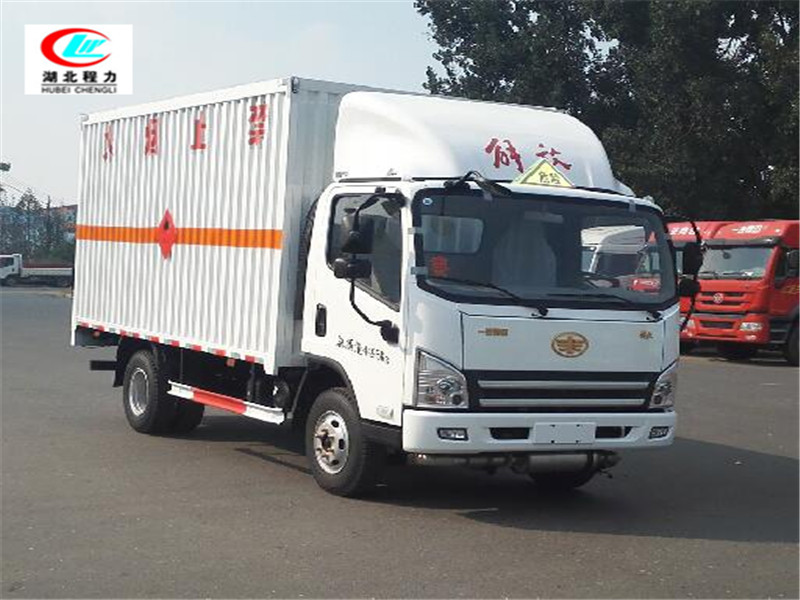 Liberation 4.2-meter flammable gas box-type transport vehicle [Class II, Blue License Plate]