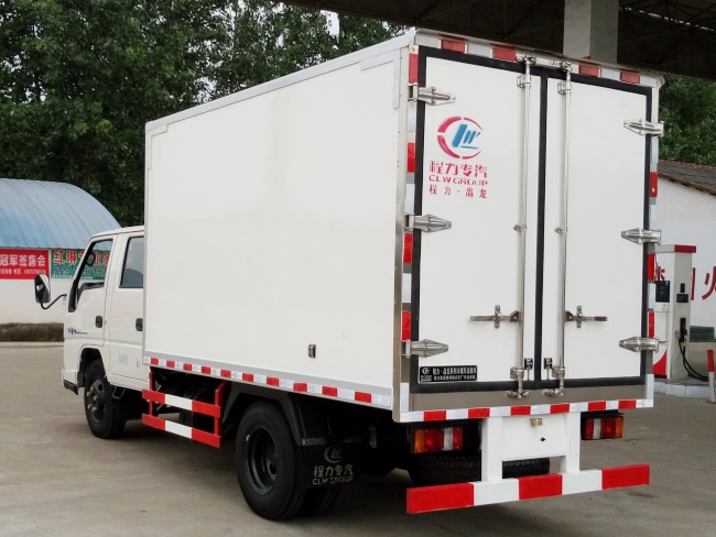 (Length: 3.2 meters) Jiangling Shunda Double-row Refrigerated Truck