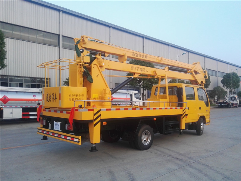 (18 meters) Isuzu double-row folding-arm aerial work vehicle