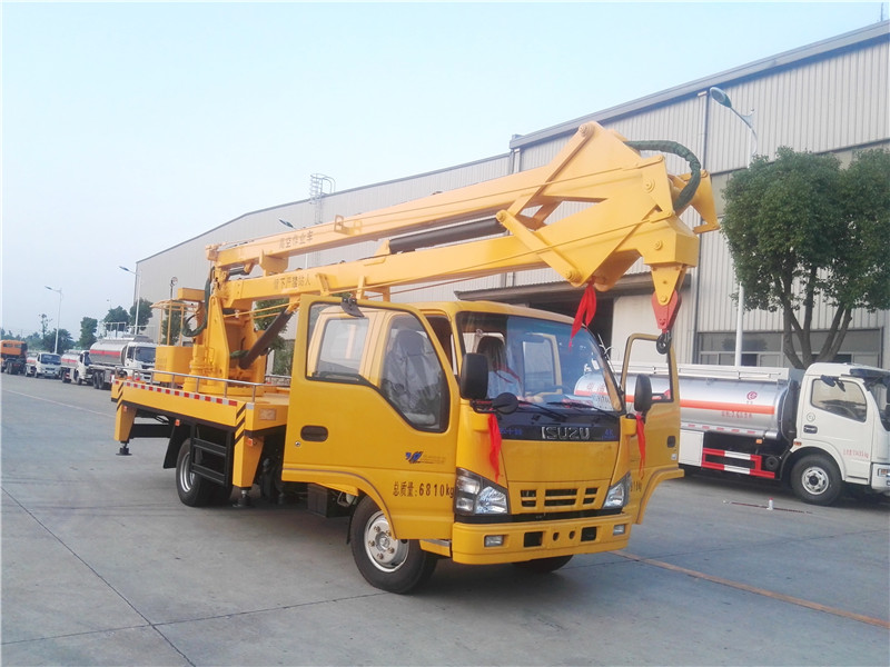 (18 meters) Isuzu double-row folding-arm aerial work vehicle