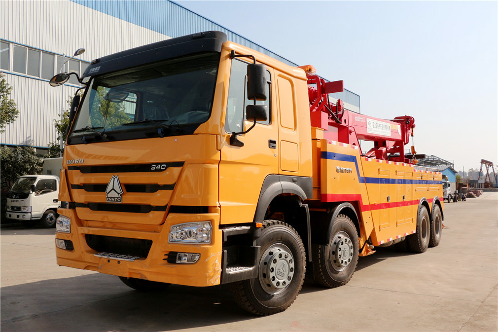 【One Plus One】 Haowo Front-4-Back-8 Debris Removal Vehicle of Shagang Heavy Industry