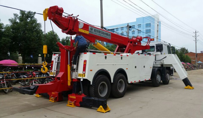 【360° Rotating Crane】 Haowo Large Rescue Vehicle of Shagang Group