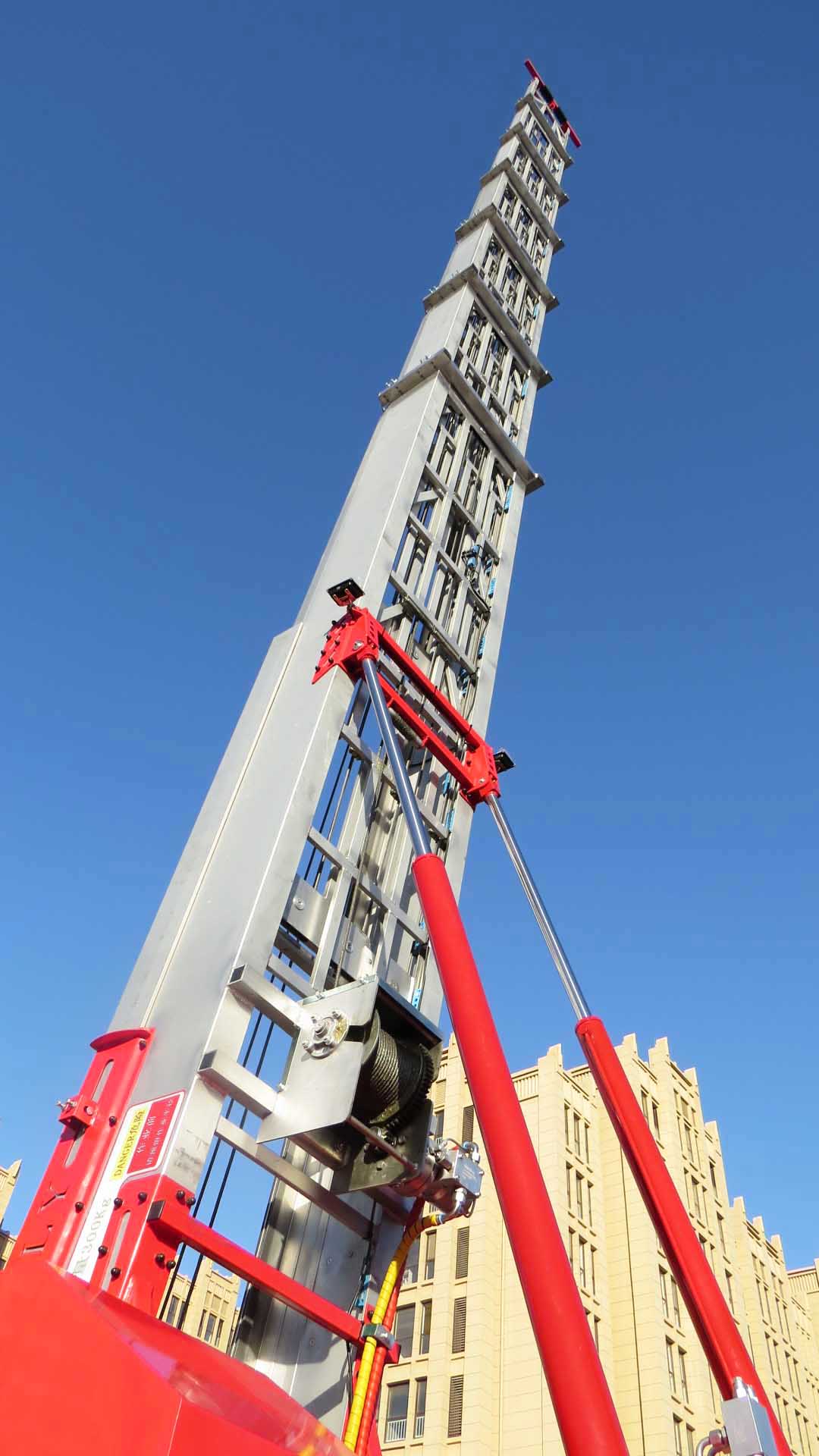 (28-33 meters, blue license plate) Jiangling double cab aerial work platform