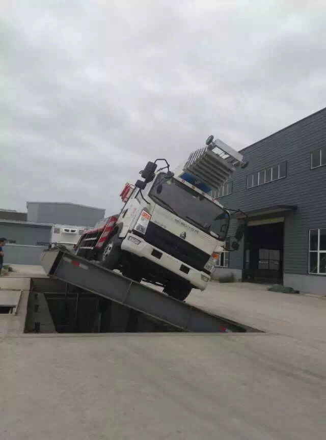 (45 meters) Haowo aerial ladder truck of Hongqi brand