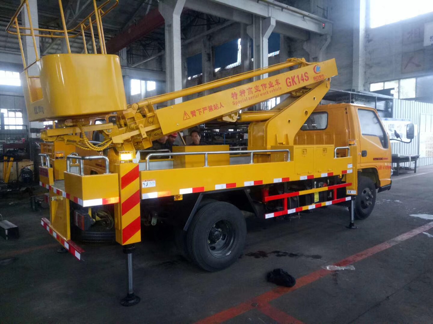 (12-16 meters, Blue Label) Jiangling single-row telescopic boom aerial work platform