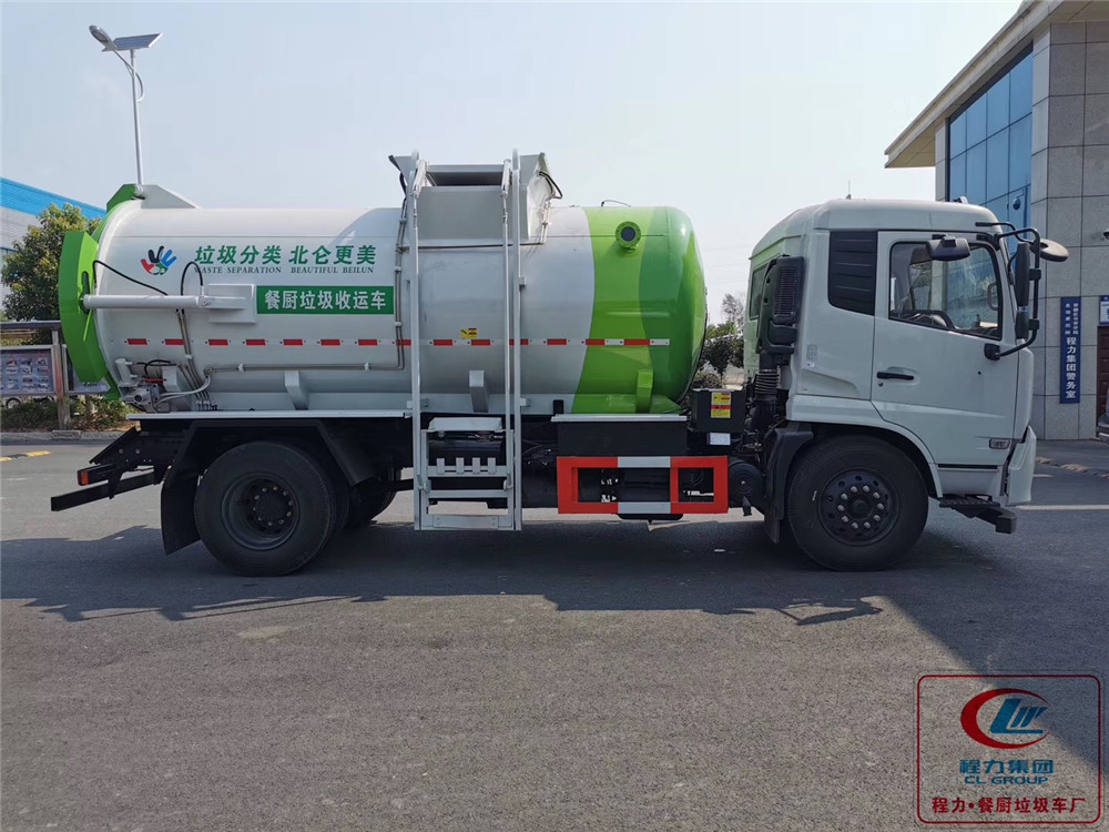 【11 Models】 Dongfeng Tianjin Type Garbage Truck for Kitchen Waste Collection