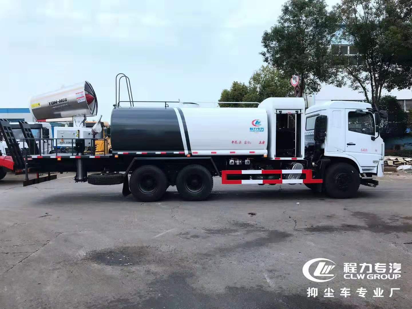 Dongfeng Bottom-Attached 16-Cubic Rear Dual-Wheel Multi-Function Dust Suppression Vehicle