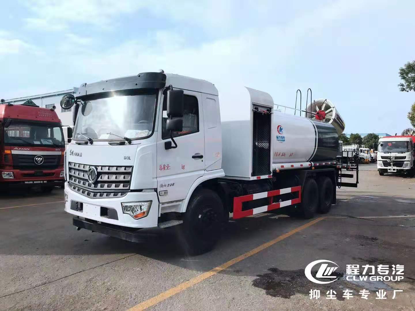 Dongfeng Bottom-Attached 16-Cubic Rear Dual-Wheel Multi-Function Dust Suppression Vehicle