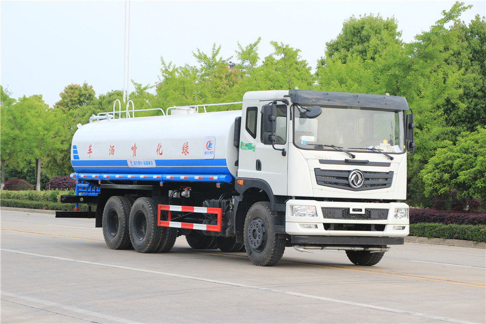 Dongfeng T5 rear dual-axle 20-cubic-meter water-spraying truck