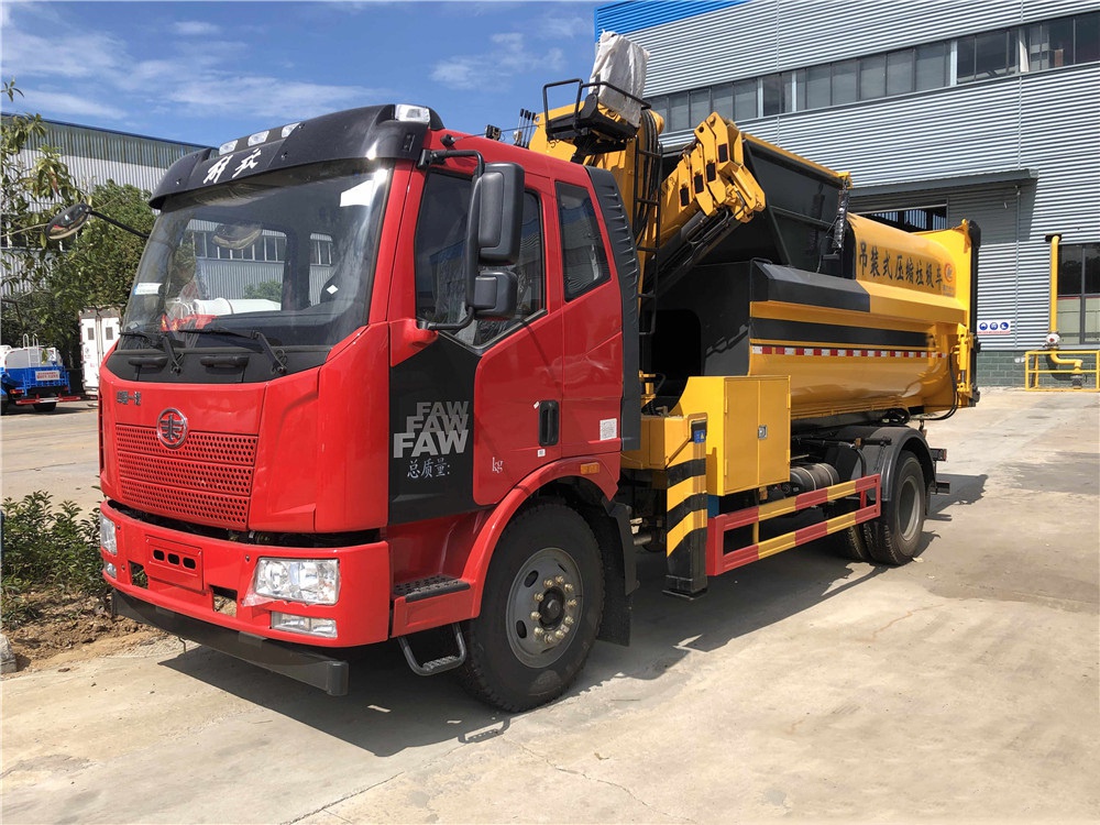 【12 Parties】 Liberation J6L - Installation of Compressed Garbage Truck