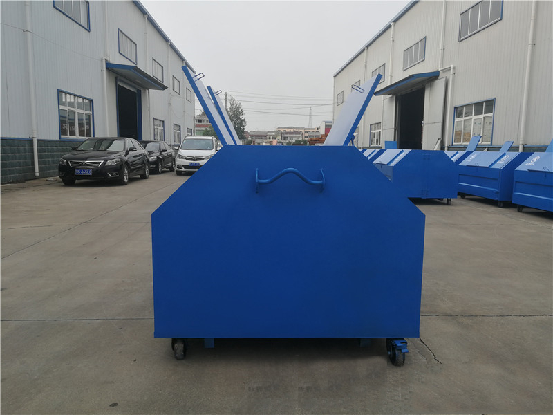 Three-part mobile garbage bin