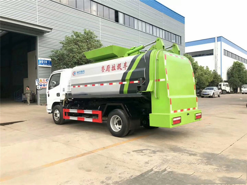 【6 Parties】 Dongfeng D6 Kitchen Waste Collection Vehicle