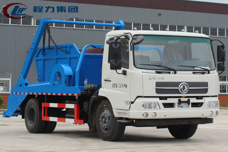 【12 cubic capacity】 Dongfeng Tianjin Type Dump Truck with Swing Arm