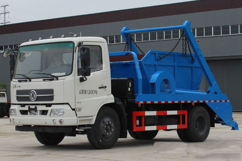 【12 cubic capacity】 Dongfeng Tianjin Type Dump Truck with Swing Arm