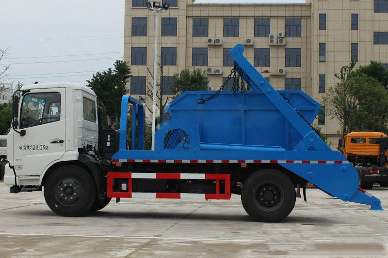 【12 cubic capacity】 Dongfeng Tianjin Type Dump Truck with Swing Arm