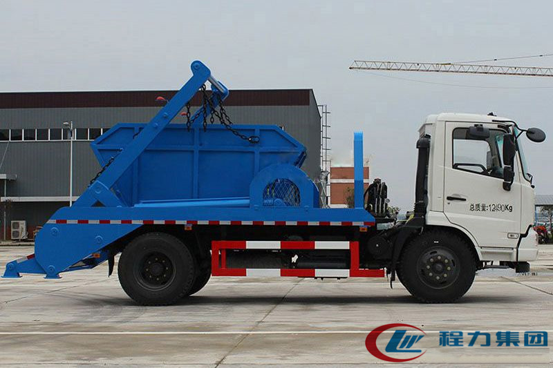 【12 cubic capacity】 Dongfeng Tianjin Type Dump Truck with Swing Arm