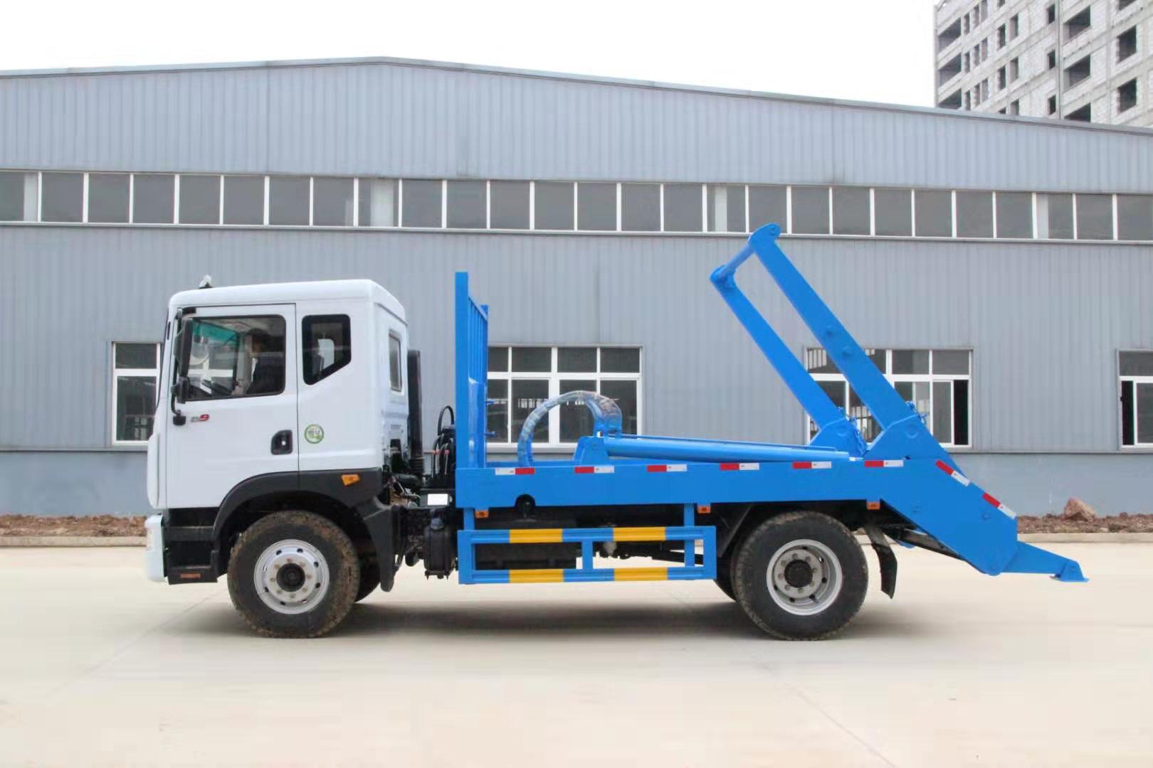 【10 cubic】 Dongfeng D9 Swing Arm Garbage Truck