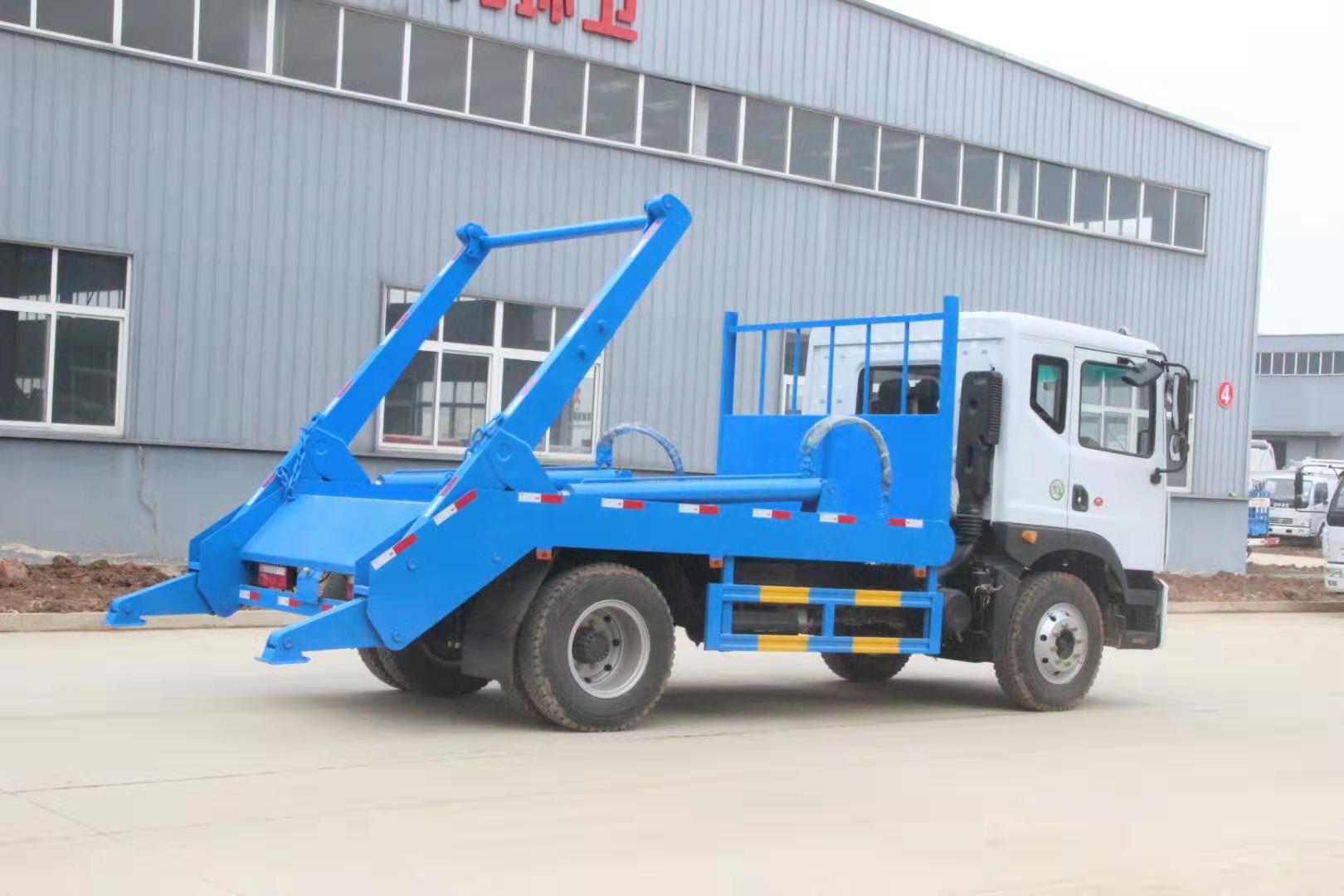 【10 cubic】 Dongfeng D9 Swing Arm Garbage Truck
