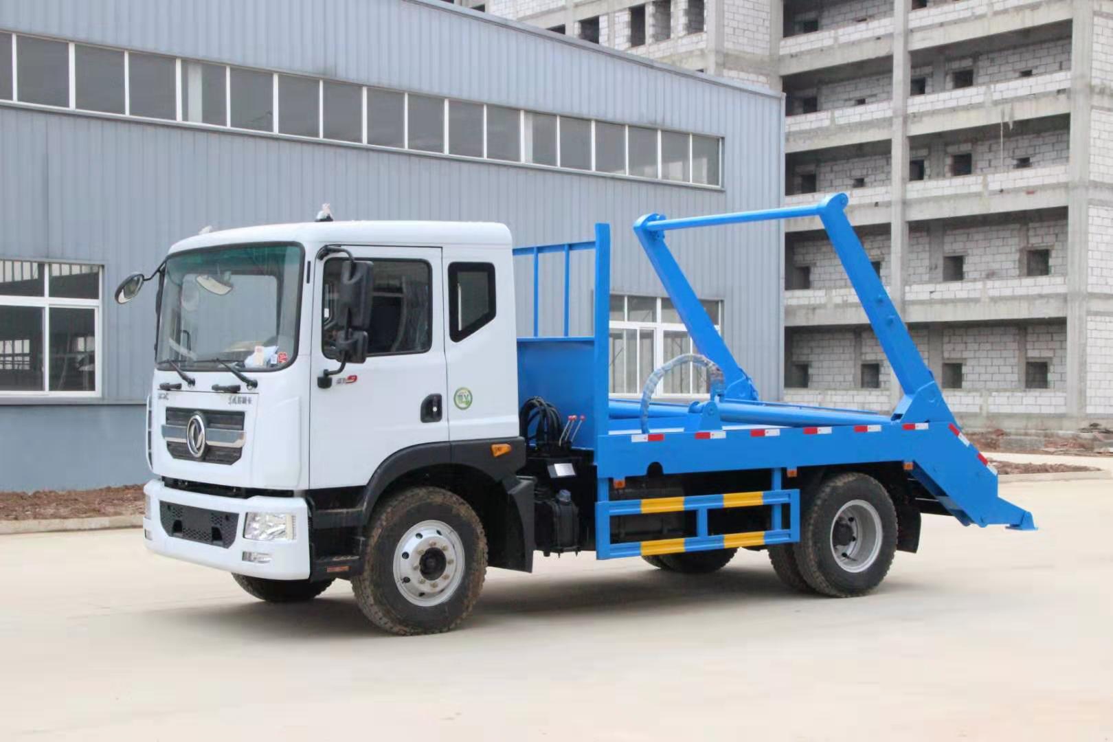 【10 cubic】 Dongfeng D9 Swing Arm Garbage Truck