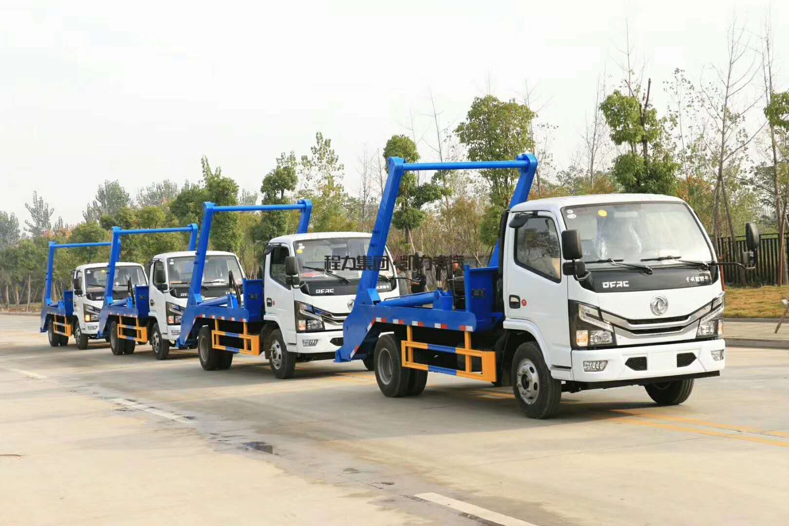 【6 Parties】 Dongfeng D6 Swing Arm Garbage Truck