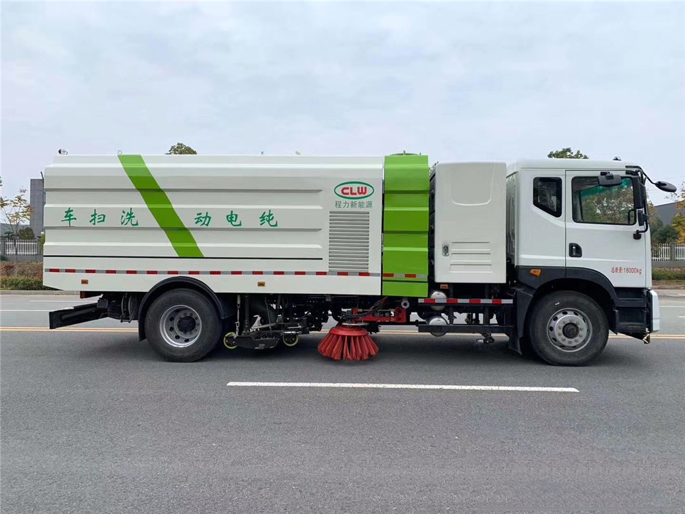 All-electric [8-cubic-meter water tank, 8-cubic-meter dust collection tank] sweeping and cleaning vehicle