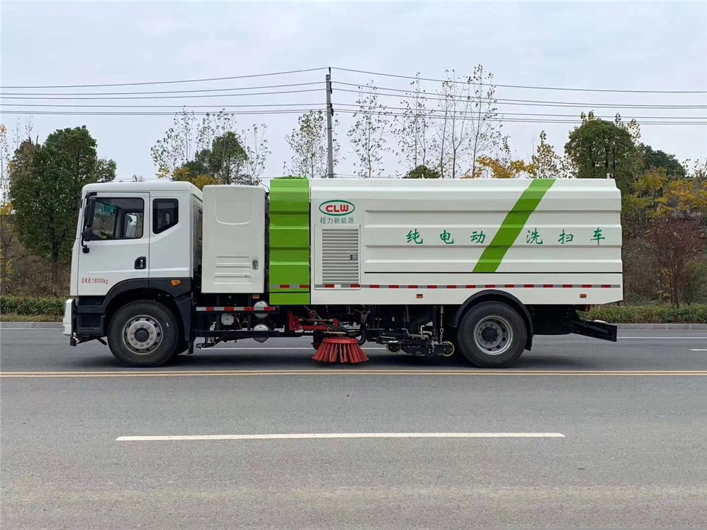 All-electric [8-cubic-meter water tank, 8-cubic-meter dust collection tank] sweeping and cleaning vehicle