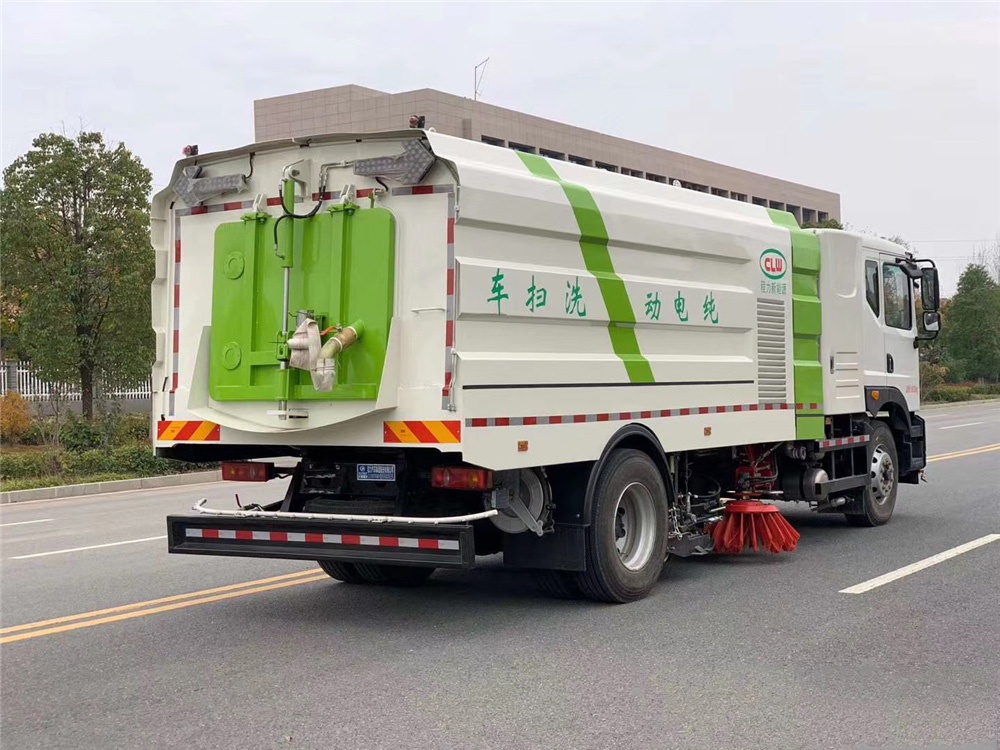 All-electric [8-cubic-meter water tank, 8-cubic-meter dust collection tank] sweeping and cleaning vehicle