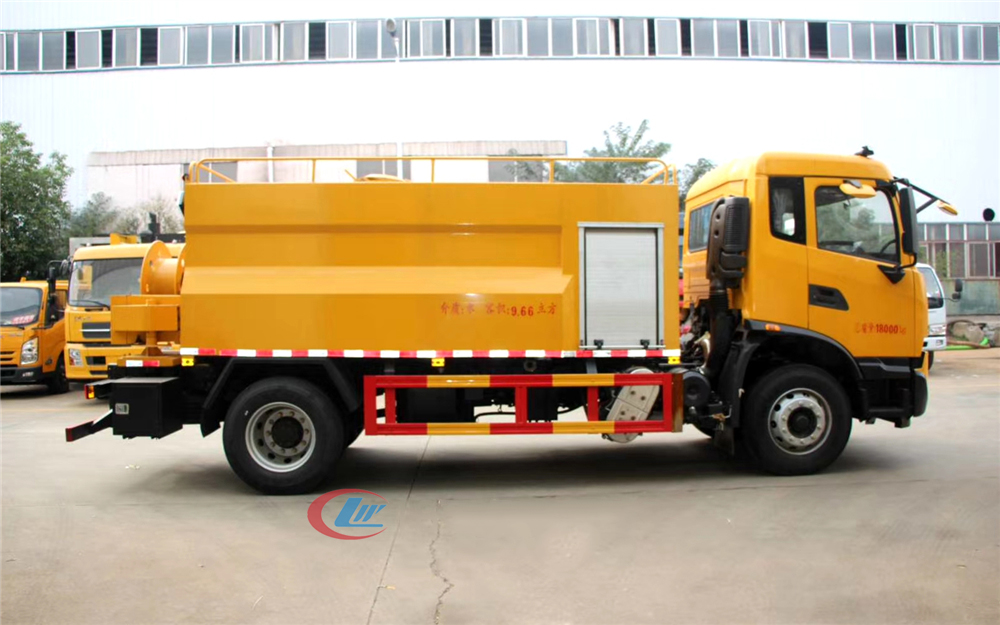 Tianjin 10-Box Sewer Pipe Cleaning and Disinfection Vehicle