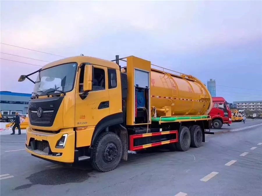 Tianlonghao Dual Bridge 20-ton Cleaning and Sewage Absorption Vehicle