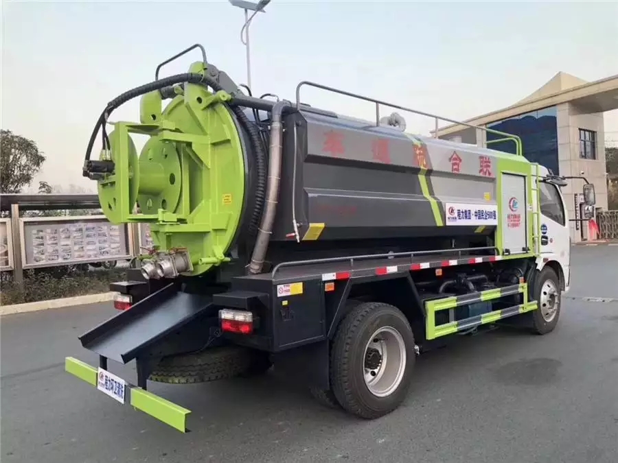 8-bar pressure water cleaning and sewage suction