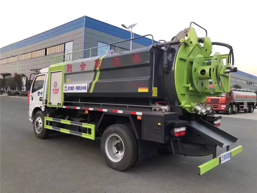 8-bar pressure water cleaning and sewage suction