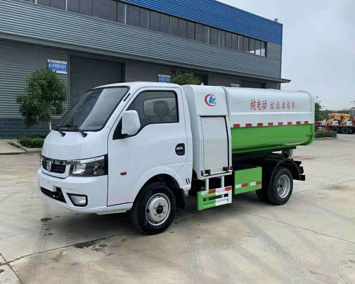 Dongfeng 4-ton all-electric bucket-type garbage truck