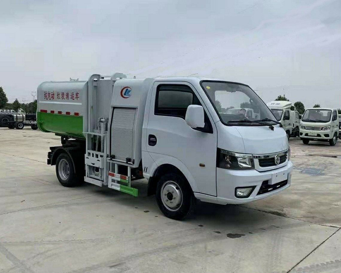 Dongfeng 4-ton all-electric bucket-type garbage truck