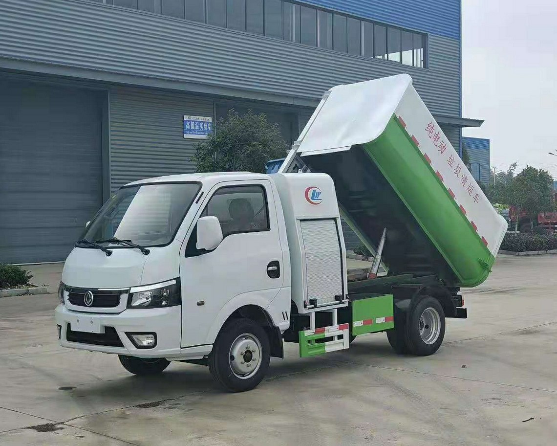 Dongfeng 4-ton all-electric bucket-type garbage truck