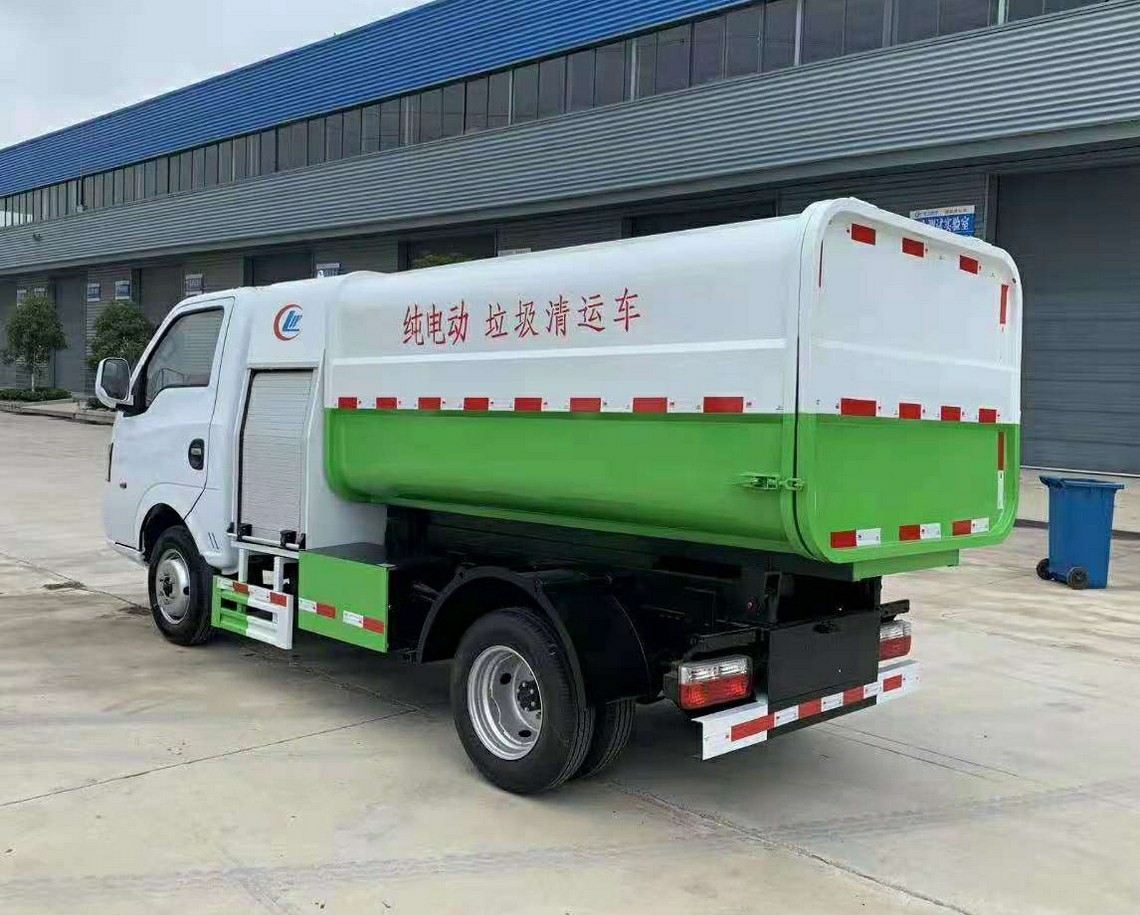 Dongfeng 4-ton all-electric bucket-type garbage truck