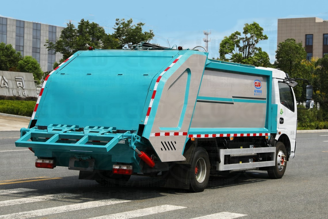 5-ton Dongfeng Kapte electrically-powered compressed garbage truck