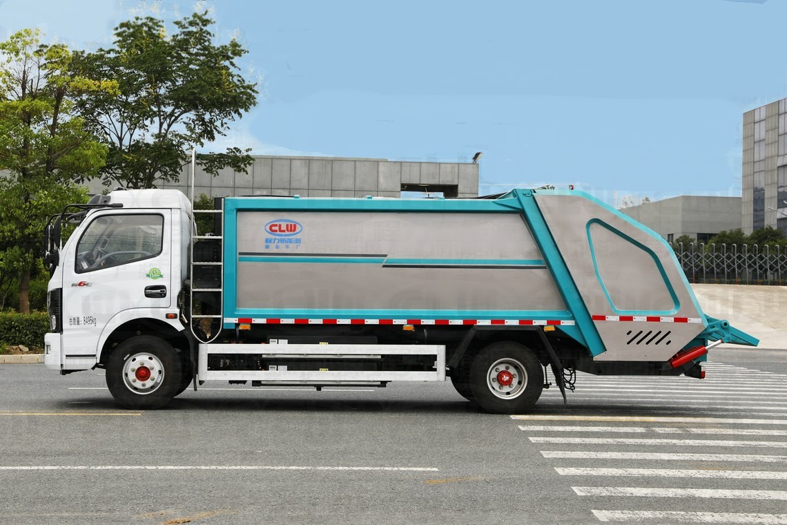5-ton Dongfeng Kapte electrically-powered compressed garbage truck