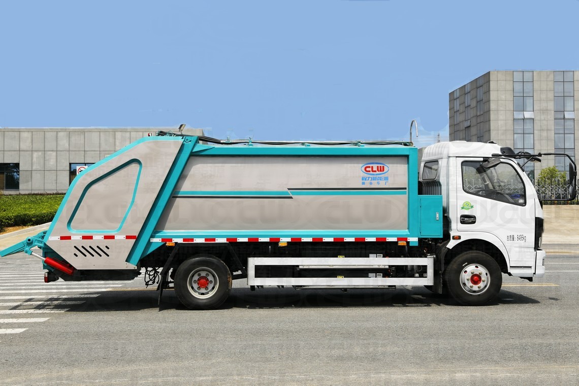 5-ton Dongfeng Kapte electrically-powered compressed garbage truck