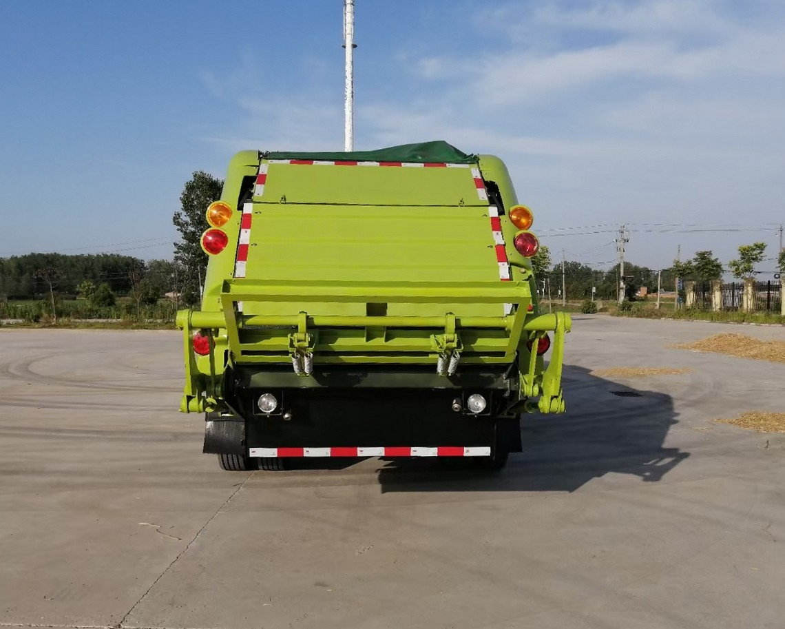 8-ton Dongfeng Kapte all-electric compressed garbage truck