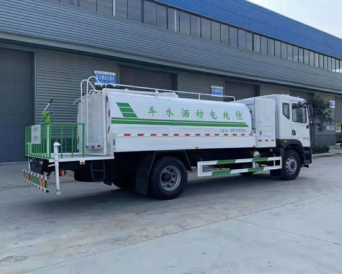 Dongfeng 10-ton all-electric water tanker