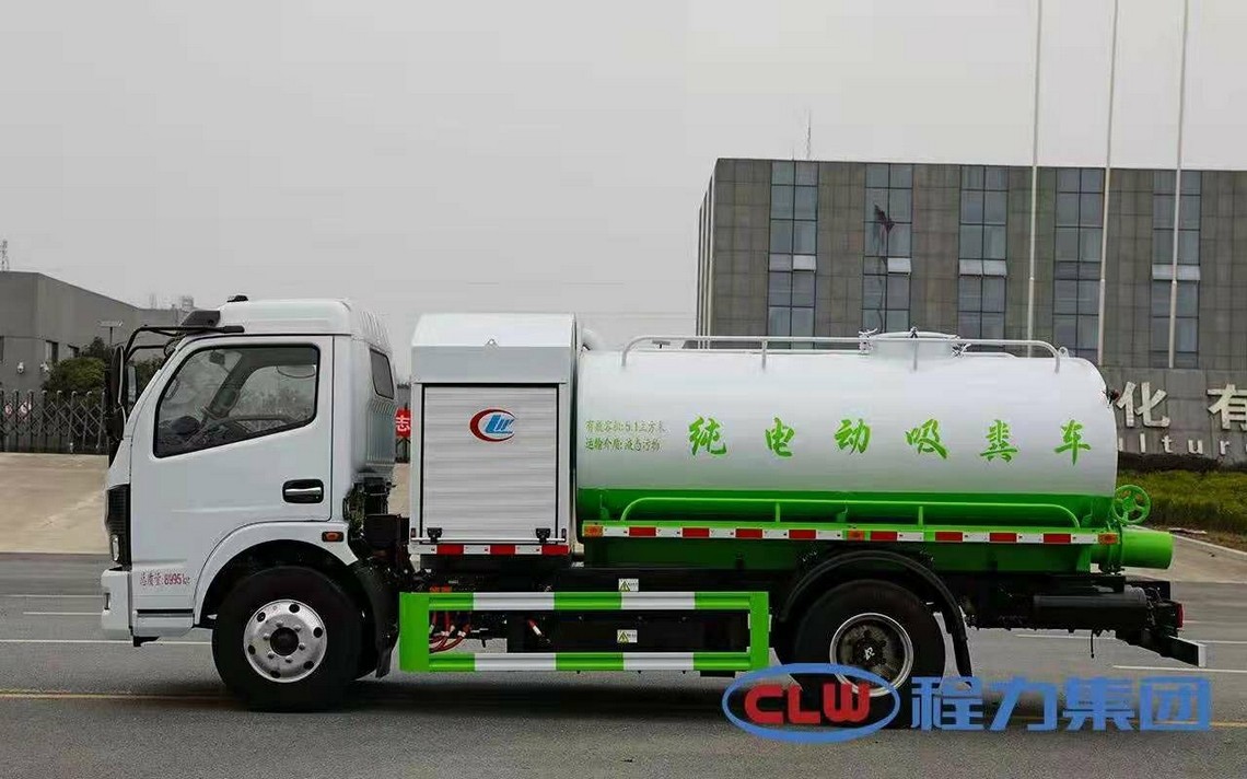 Five-party Dongfeng Pure Electric Sewage Sweeping Vehicle