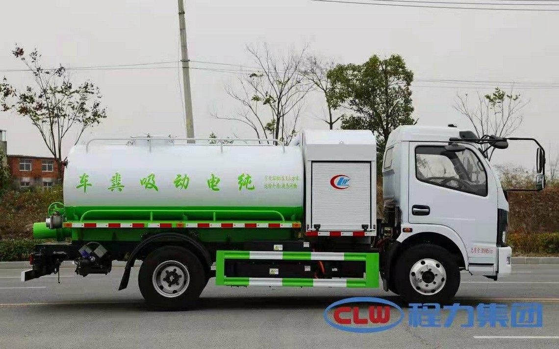 Five-party Dongfeng Pure Electric Sewage Sweeping Vehicle