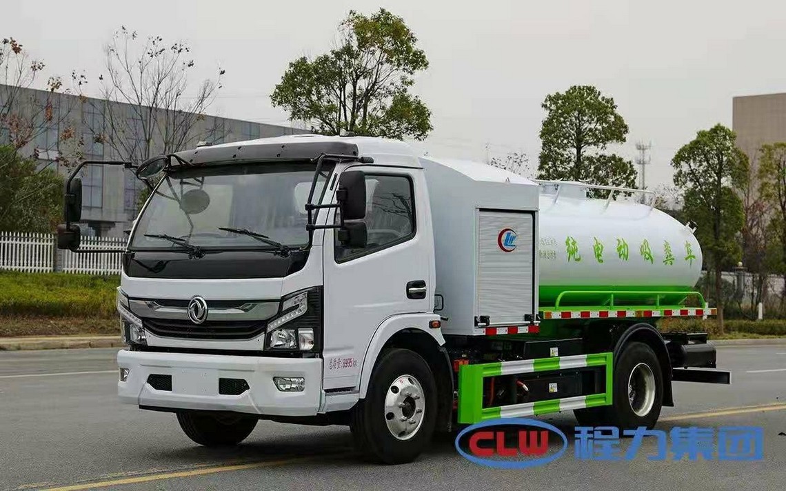 Five-party Dongfeng Pure Electric Sewage Sweeping Vehicle