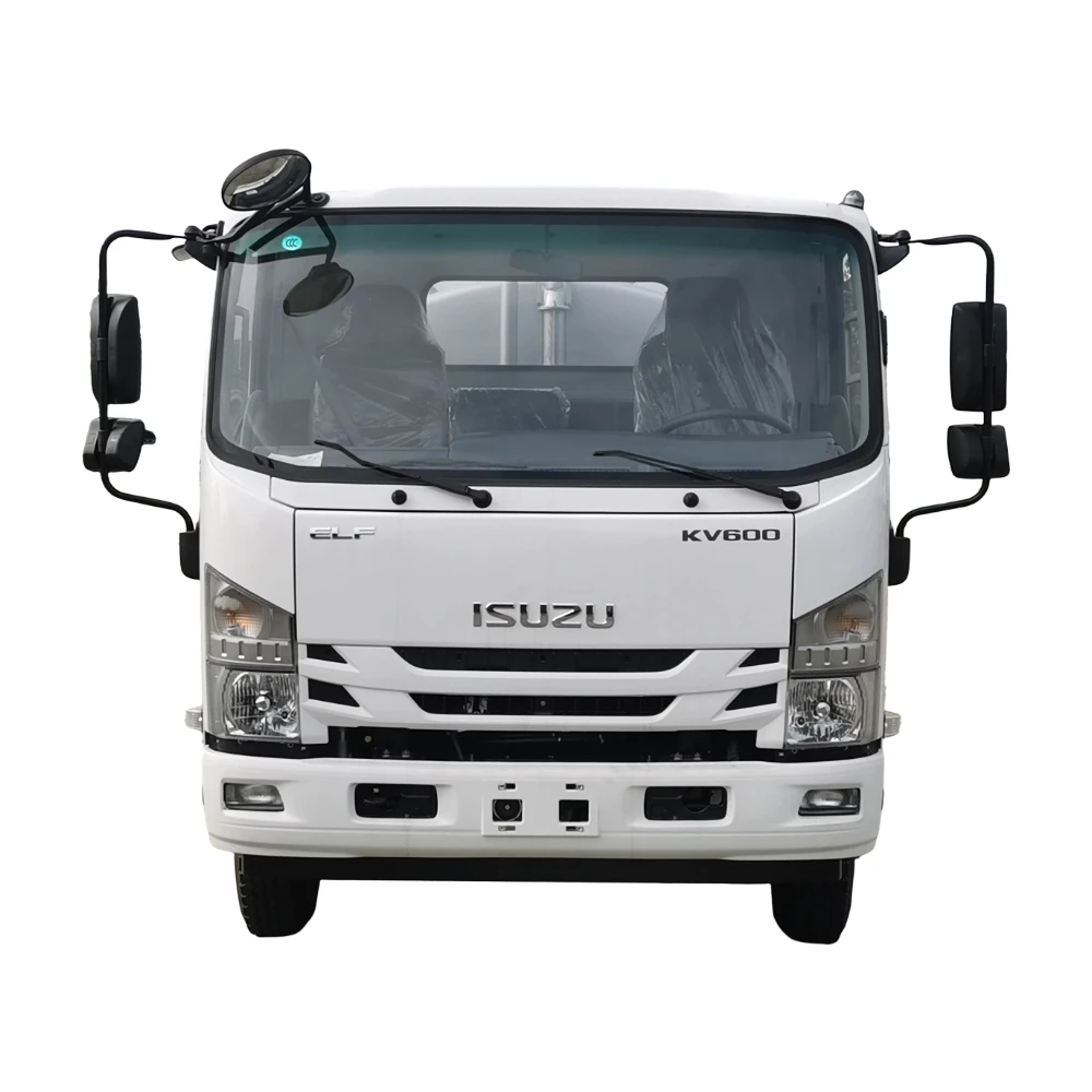 Isuzu ELF 700P 4x2 RHD 10000L Tank Sewage Fecal Suction Truck with Italian JUROP Manual Diesel Vacuum Pump Export Chassis
