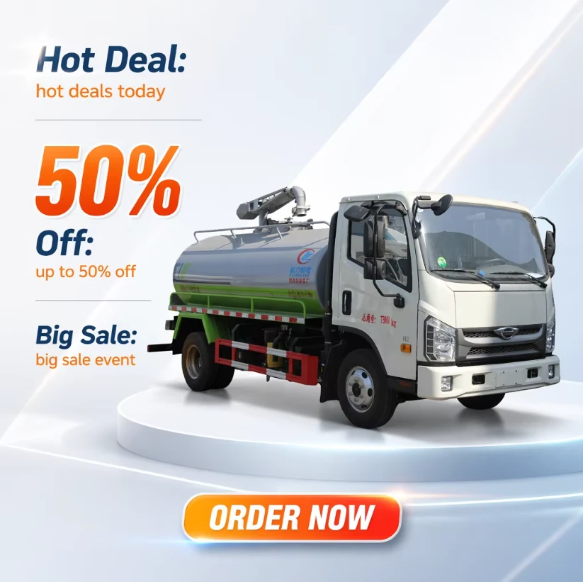 Directly From the Manufacturer, We Offer the Foton 5-ton Sewage Truck at an Affordable Price.