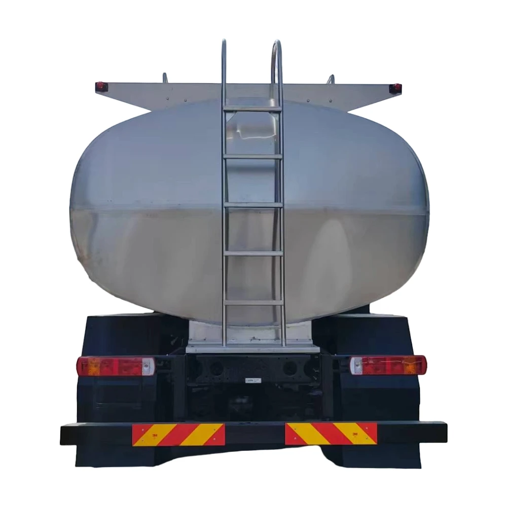 FAW Custom Stainless Steel Milk Tanker Diesel Fuel Manual Transmission New Condition Low Emission Delivery Vehicle