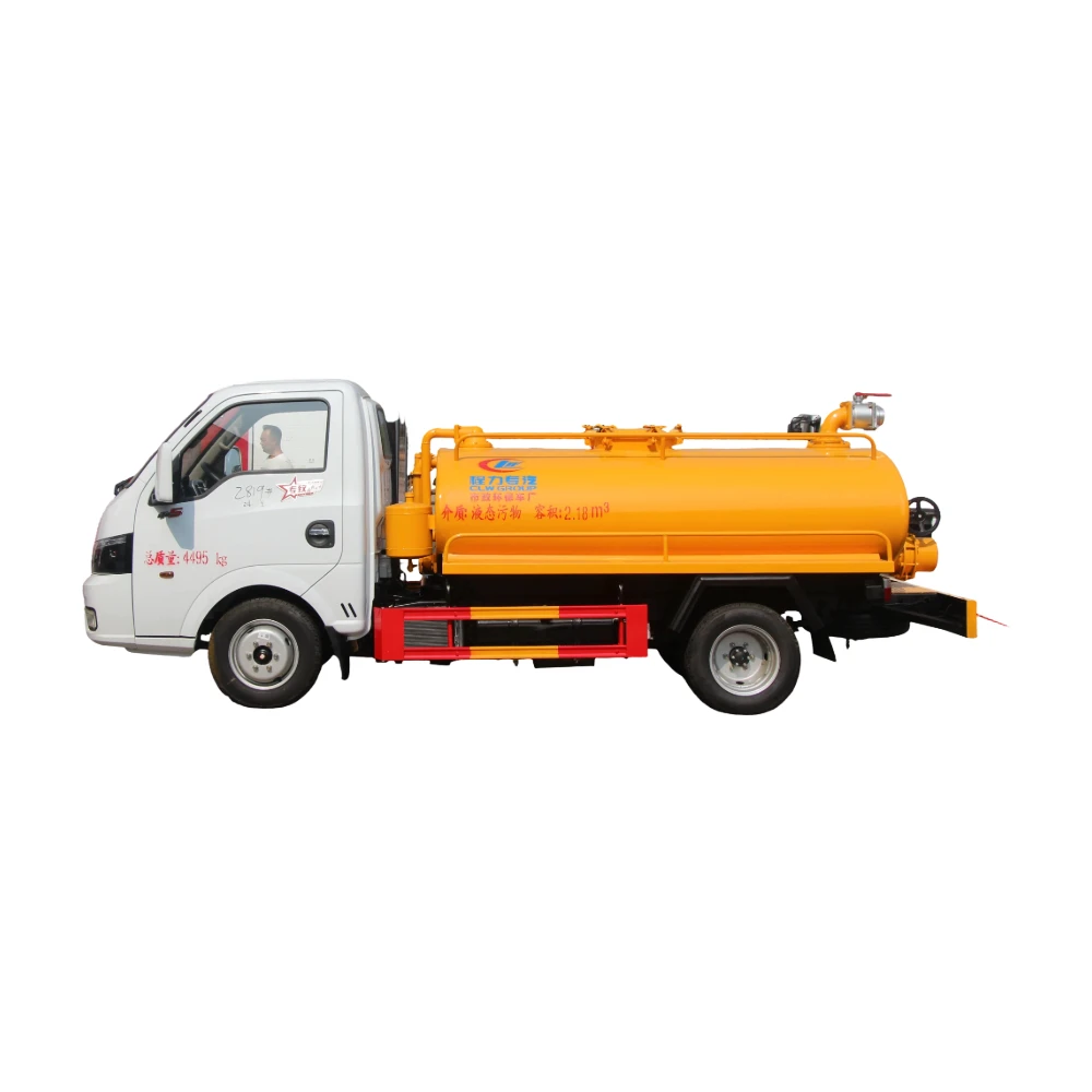 Factory Direct Sale of 5-ton Diesel-powered Vacuum Sewage Truck Suitable for Manual Transmission Vehicles