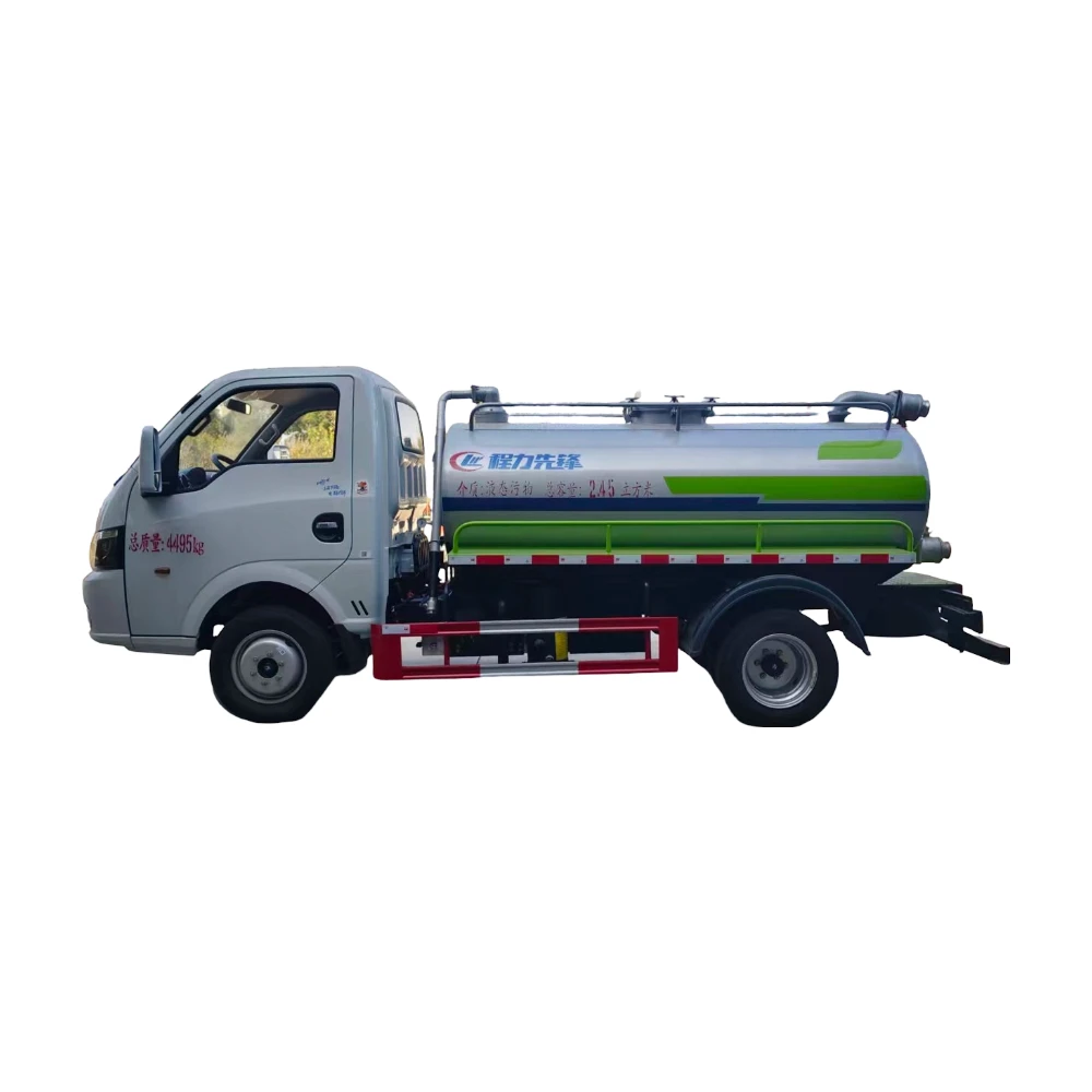 Dongfeng 4X2 Manual Transmission Vacuum Sewage Suction Truck, Euro VI Standard Hydraulic Urban Sanitation Vehicle
